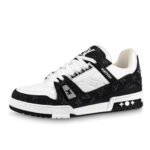 LOUIS VUITTON Trainer black and white – 1A9JG9 Fashion Sneakers