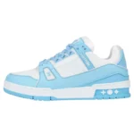 LOUIS VUITTON Trainer Blue and white – 1ABOFI Fashion Sneakers