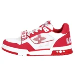 LOUIS VUITTON Trainer White and red – 1ABLXH Fashion Sneakers