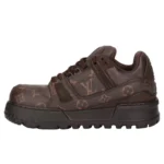 LOUIS VUITTON Trainer Maxi Brown – 1AD7DT Casual Shoes