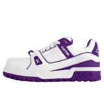 LOUIS VUITTON Trainer Maxi White-purple – 1ACRKO Casual Shoes