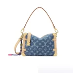 LOUIS VUITTON SIDE TRUNK Denim -M27450 Barrel bag