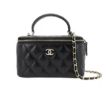 CHANEL 21K Diamond pattern Black - Box bag