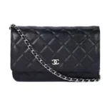 CHANEL WOC Diamond pattern Black - Shoulder bag